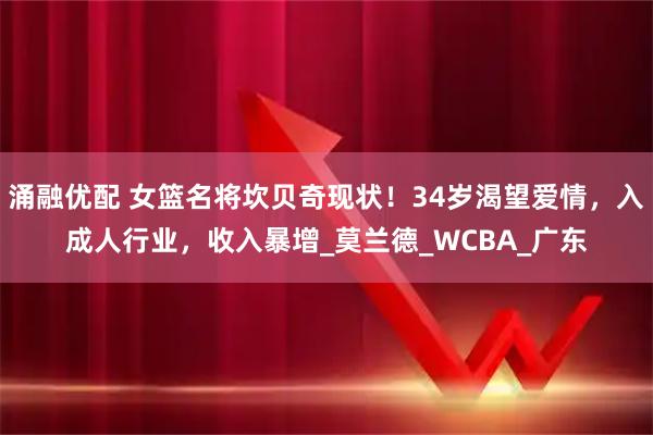 涌融优配 女篮名将坎贝奇现状！34岁渴望爱情，入成人行业，收入暴增_莫兰德_WCBA_广东